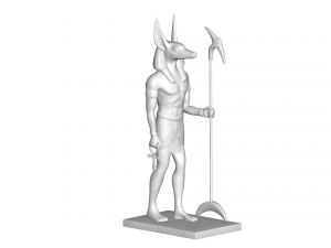 egypt sculpture 3D 模型