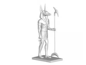 scultura egiziana Modello 3D