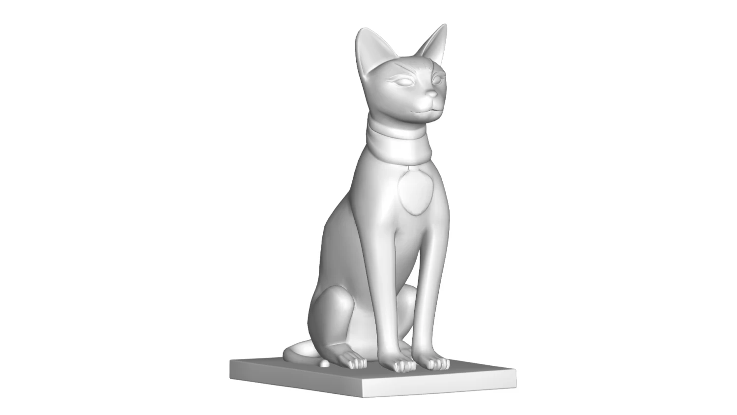 egypt sculpture 3D Model .c4d .max .obj .3ds .fbx .stl .blend 