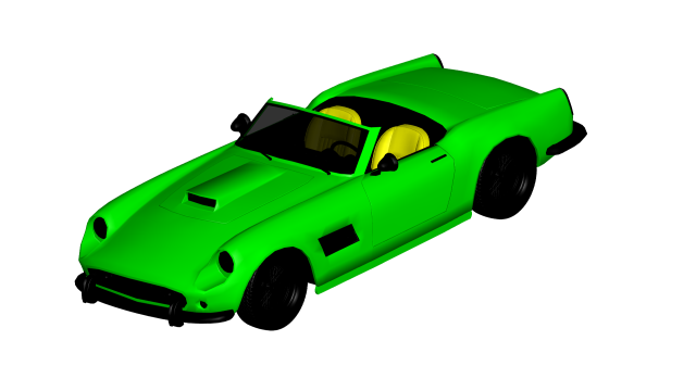 ferrari 250 gt california Modelo 3D .c4d .max .obj .3ds .fbx .stl .blend 