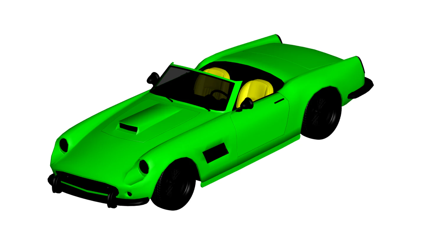 ferrari 250 gt california 3D Model .c4d .max .obj .3ds .fbx .stl .blend 