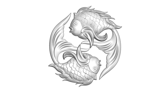 fish relief Modèle 3D .c4d .max .obj .3ds .fbx .stl .blend 