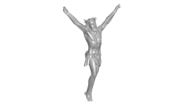 jesus relief Modelo 3D .c4d .max .obj .3ds .fbx .stl .blend 