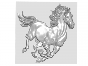 horse relief 3D Model