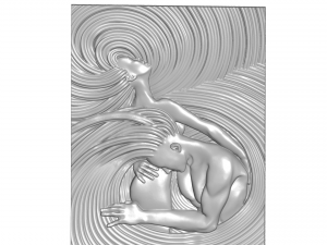 girl sculpture 3D Model