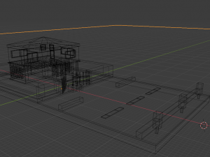 low poly bungalow 3D 模型