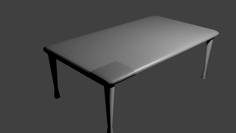 table 3D Model .c4d .max .obj .3ds .fbx .stl .blend 