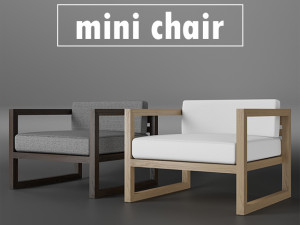 Mini chair 3D 모델