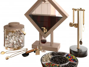 ワインディスペンサー 3Dモデル