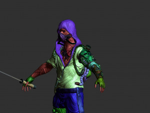 cyber-assassin Modelo 3D