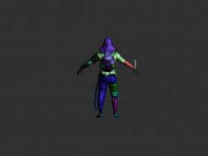 cyber-assassin Modelo 3D