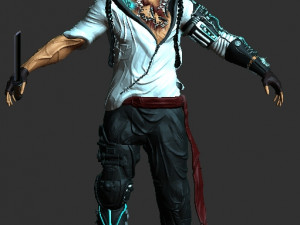 cyber-assassin Modelo 3D