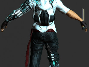cyber-assassin Modelo 3D