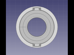 Bosch gas 25 vacuum cleaner hose connector 40mm 3D प्रिंट मॉडल