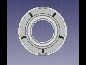 Bosch gas 25 vacuum cleaner hose connector 40mm 3D प्रिंट मॉडल