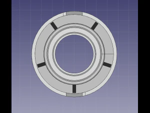 Bosch gas 25 vacuum cleaner hose connector 40mm 3D Print Model
