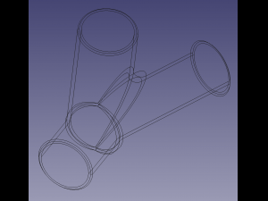 Y-branch for suction hose Model Cetak 3D
