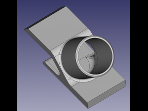 Table saw dust hood hose connector Modèles 3D en vedette