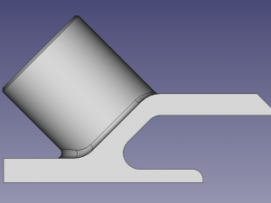 Table saw dust hood hose connector Modèles 3D en vedette