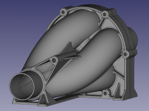Blastgate DN50 - 5way 3D 打印模型