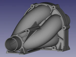 Blastgate DN50 - 5way 3D Print Model