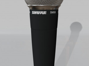 mic shure sm58 3D Model