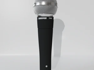 mic shure sm58 3D Model
