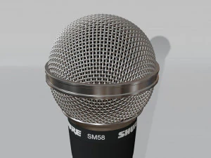 mic shure sm58 3D Model