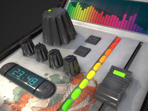sound mixer Modelo 3D