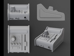 sound mixer Modelo 3D