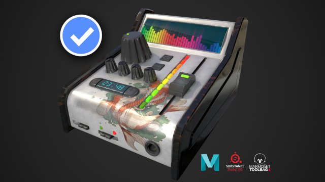 sound mixer Modelo 3D .c4d .max .obj .3ds .fbx .stl .blend 