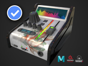 sound mixer 3D Model