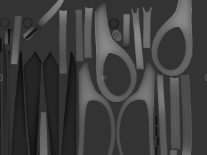 scissors vol1 3D Model