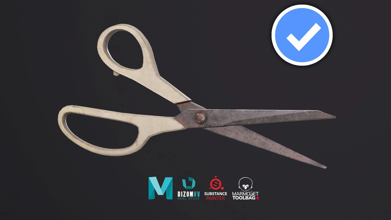 scissors vol2 3D Model .c4d .max .obj .3ds .fbx .stl .blend