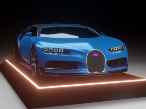 bugatti chiron super sport 3D 모델