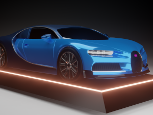 bugatti chiron super sport 3D 모델