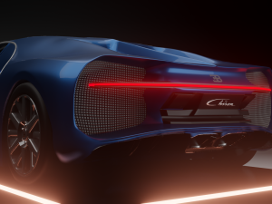 bugatti chiron super sport 3D 모델