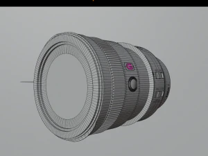 Об'єктив sony fe 24-105mm f4 g oss 3D Модель