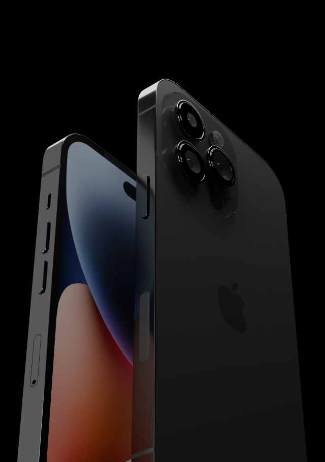 IPhone 14 Pro Max - Detailed 3D Модель .c4d .max .obj .3ds .fbx .stl .blend 