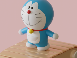 Doraemon Cartoon - RIGGED 3D Model