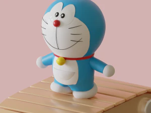 Kartun Doraemon - DICIPTAKAN Model 3D