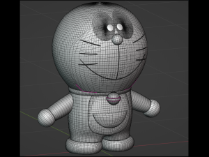Doraemon Cartoon - RIGGED 3D Model