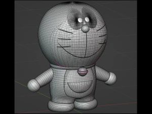 Doraemon Cartoon - RIGGED 3D Model