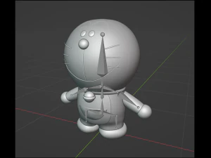 Doraemon Cartoon - RIGGED 3D Model