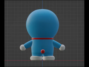 Doraemon Cartoon - RIGGED 3D Model