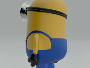 Stuart, o Minion detalhado - N&Atilde;O RIGGED Modelo 3D