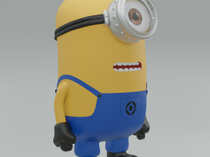 Stuart the Minion Detailed - NOT RIGGED 3D-Modell