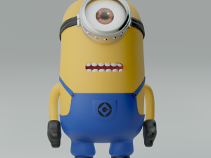 Stuart the Minion Detailed - NOT RIGGED 3D-Modell