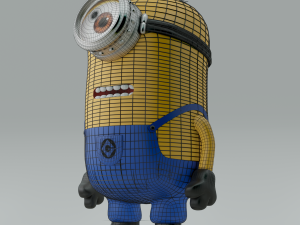 Stuart the Minion Detailed - NOT RIGGED 3D-Modell