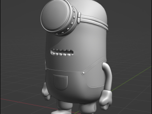Stuart the Minion Detailed - NOT RIGGED 3D-Modell